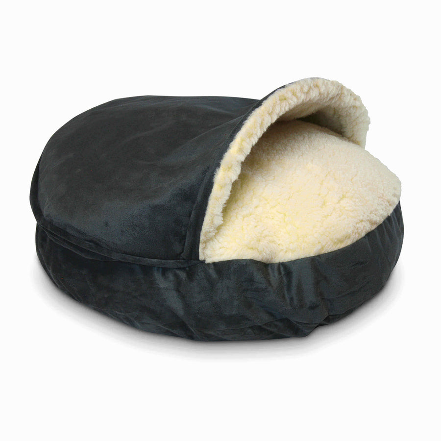 Cozy Cave Large - Anthracite - Luxury Microsuède - 89 cm